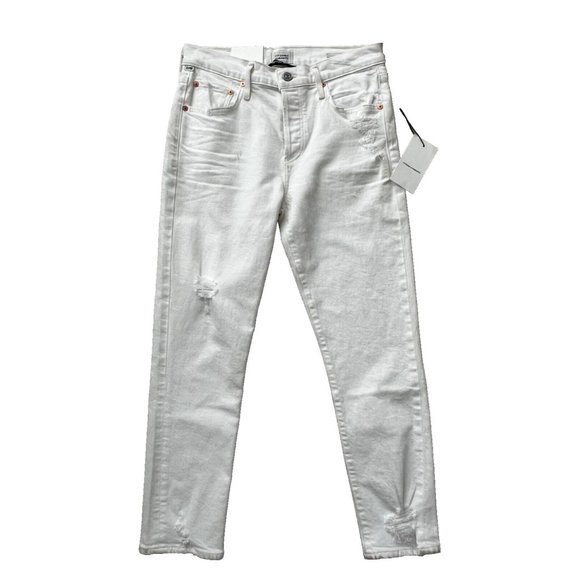 Citizens of Humanity Emerson Slim Boyfriend Jeans in Dollop ( 25 ) - Picture 5 of 10